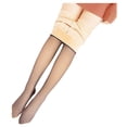 thumbnail image 4 of Heliisoer Bas Collants en Molleton Chaud à Jambes Impeccables, Faux Translucides - Noir/gris/café Original, 4 of 4