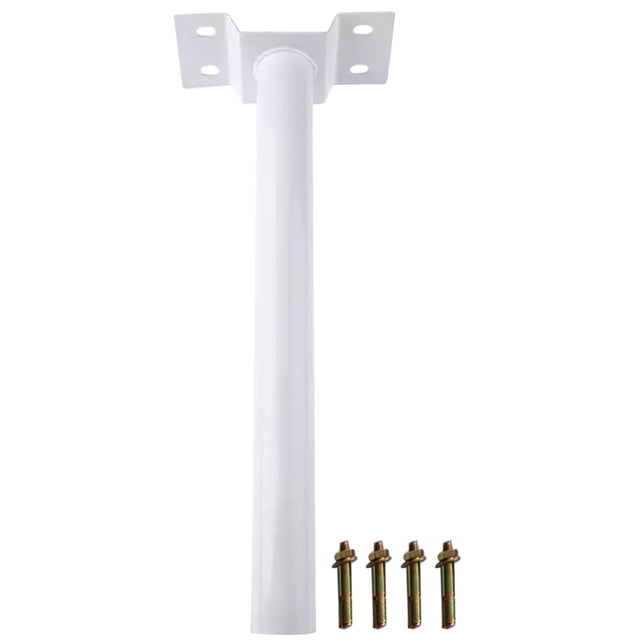 Hemoton 1 Set of Street Light Bracket Outdoor Light Mount Pole Metal Fixing Pole