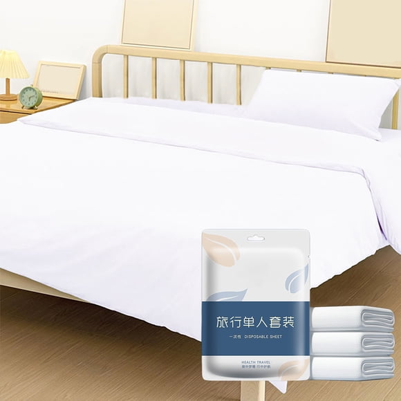 Disposable Non-Woven Bed Sheet Quilt Cover Hotel Travel Portable Double Bedding Thickened