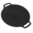 thumbnail image 4 of Griddles Cookware BBQ Grill Pan,Round BBQ Griddler Korean Non Stick Circular Griddle Pan Korean BBQ Plate with Double Handle Multifunctional Korean BBQ Grill Pan for Home Cooking, 4 of 5