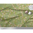 thumbnail image 2 of Soimoi Georgette Viscose FabricLeaves Print Sewing Fabric Yard 42 Inch Wide, 2 of 3