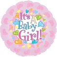 thumbnail image 2 of It's a Baby Girl Feet 18" Mylar Double Sided Balloon, 2 of 3