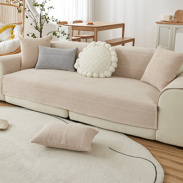 Linen Sofa Cushions For All Seasons Easy And Modern Non Slip And Dirt Proof Cotton And Linen Woven Sofa Cover