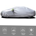 thumbnail image 3 of Car Cover Full Sedan Covers with Reflective Strip Sunscreen Protection Dustproof Scratch-Resistant Universal XL, 3 of 6