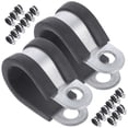 thumbnail image 3 of Miangastore 20pcs Cable Clamp Brake Line Clamp Tube Clamp Pipe Clamp Tool Stainless Steel Clamp Supply, 3 of 8