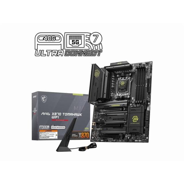 MSI MAG X870 TOMAHAWK Carte Mère de Jeu de Bureau Wi-Fi - Jeu de Puces AMD X870 - Socket AM5 - ATX (magx870tomahawkwifi)