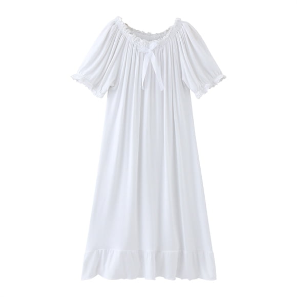 Ketyyh-chn99 Girls Dresses Birthday Gifts For Girls Sleeveless Flower Print Princess Girls Casual Long Sleeves Short Dress White ,3-4 Years