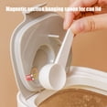 thumbnail image 4 of Plastic Jars with Lids Grains and Cereals Sealing Jar Food-Grade Plastic Material Milk Powder Canister Storage Box Magnetic Sealing Jar Plastic Storage Box, 4 of 6