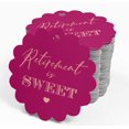 thumbnail image 4 of Inkdotpot Real Rose Gold Foil Retirement Is Sweet Text Tags Favor Hang Paper Tags 100 Pieces, 4 of 6