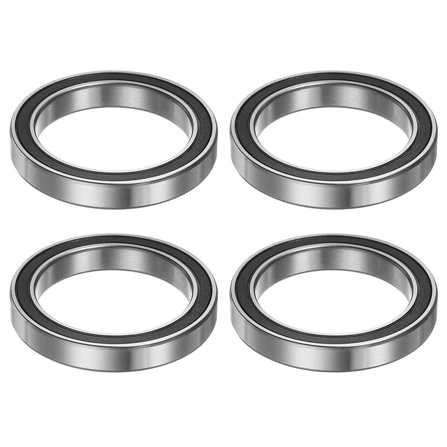 Unique Bargains 6807-2RS Roulements à Billes 35mmx47mmx7mm Acier Chromé ABEC3 Double Scellé Lot de 4