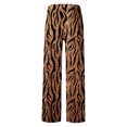 thumbnail image 5 of WEAIXIMIUNG Pantalon Extensible pour Hommes Mode Homme Décontractée Imprimé Léopard Numérique 3D Pantalon Droit Décontracté de Bureau, 5 of 5