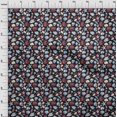 thumbnail image 4 of oneOone Silk Tabby Dark Wine Fabric Sea Shells Pattern Sewing Craft Projects Fabric Prints By Yard 42 Inch Wide, 4 of 4