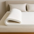 thumbnail image 3 of Foam Canada 2" Twin (38" x 75") Size Organic Latex Mattress Topper (Soft) With Cover, Natural Support for Medium Beds, GOLS Certified, Eco-Friendly, Pressure Relief, Mattress Pad Bed Mattress Softener, 3 of 13