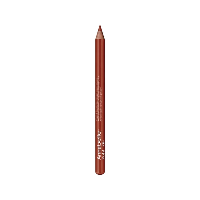 Annabelle Traceur pour les yeux Kohl Matte, 67 Accord Terracotta eyeliner pencil in a matte terracotta finish with white brand text on the barrel, designed for precise, long-lasting eye makeup application, suitable for sensitive eyes and contact lens wearers.