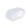 thumbnail image 3 of Silicone Mold Long Ellipse Smooth Easy Demolding Resin Mold for Jewelry Storage Box Flowerpot Gift, 3 of 14