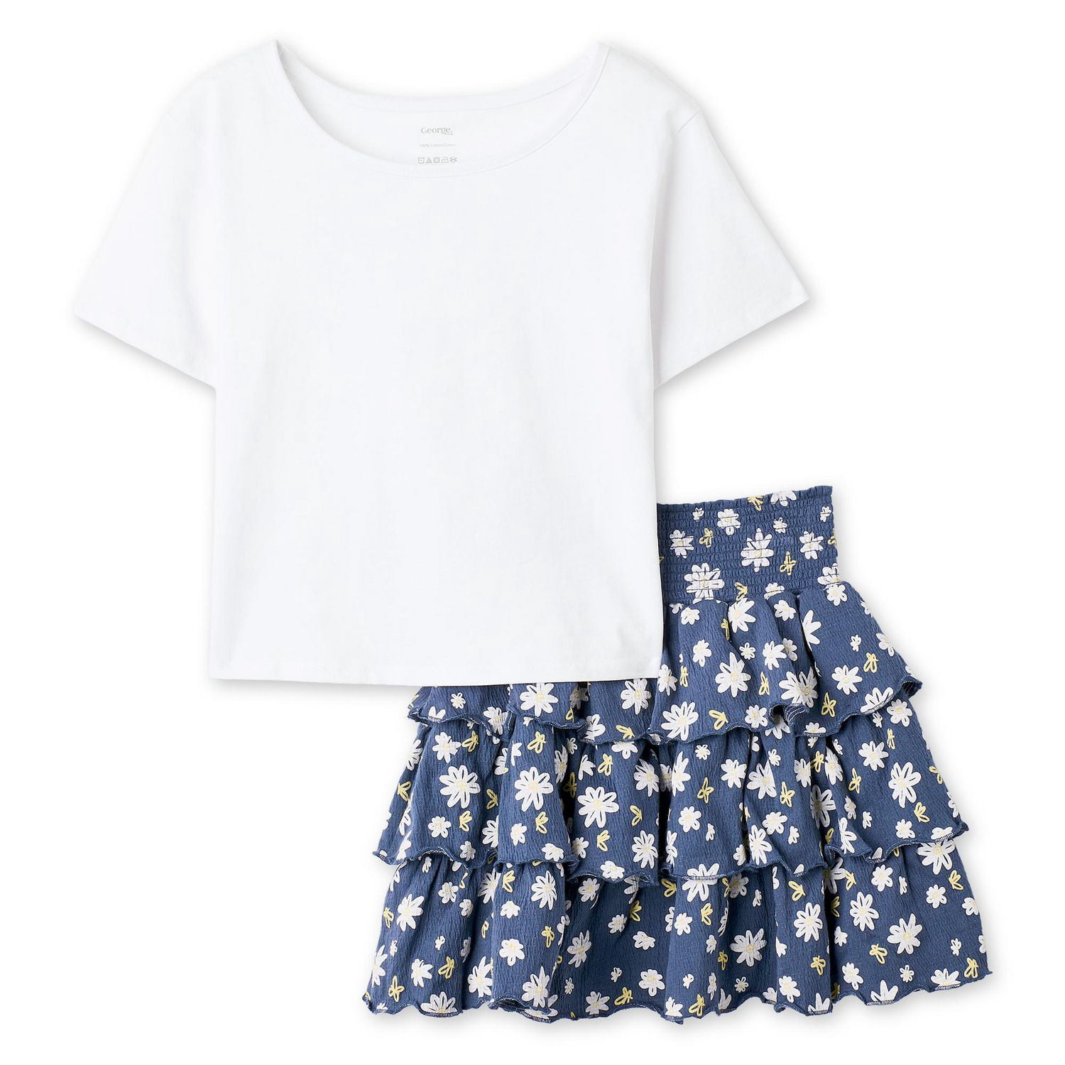 Ensemble 2 pièces avec jupe George pour filles