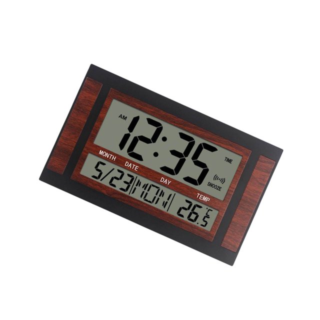 Digital Alarm Clock NightStand Timmer 12/24H Timing Wall Clocks Red Black