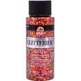 thumbnail image 1 of FolkArt Glitterific Acrylic Paint, Red, 2 fl oz, 1 of 7