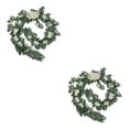 thumbnail image 2 of mmirethe Durable Artificial Flower Table Runner - Good Texture Exquisite Crafted Decoration Wedding White 2Set, 2 of 6