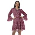thumbnail image 1 of Moomaya Robes de Plage Imprimées Femmes Robe Aguichant Robes Mini Brodées pour Femmes, 1 of 4