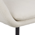 thumbnail image 4 of Bouclair Oatmeal Fabric and Metal Dining Chair, 4 of 6