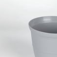 thumbnail image 2 of Mainstays Basic Bell Planter 20 inch Grey, Classic Design with Attached Tray Durable Weather Resistant Matte Finish, 2 of 4