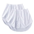 thumbnail image 2 of Women's Trim Size Skirt Extender, 2 Piece Solid Color Waist Accessory, Elastic Layer For Dresses, Versatile Fashion Slip, Styling accessory, 2 of 9