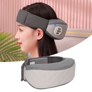 Masseur avant électrique, 360 Degree Wrapping Eyes Forehead Massager Automatic Timing 3 Résistance 3 Vibrations pour usage domestique