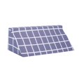 thumbnail image 2 of Bed Wedge Pillow, Positioning Soft Incline Pillow Back Breathable Leg 60cmx25cmx20cm, 2 of 8