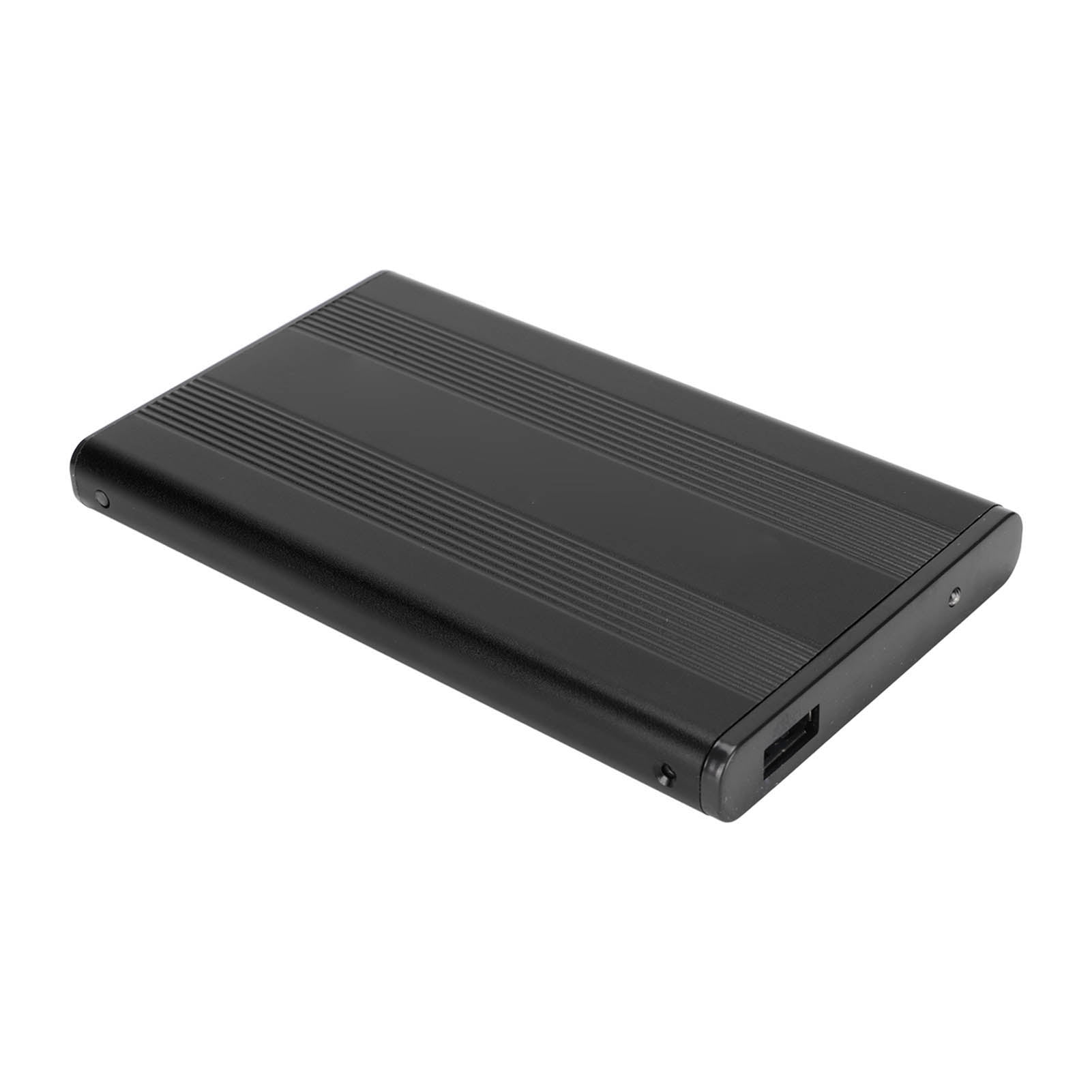 Hard Drive Enclosure, 2.5in USB 3.0 to HDD SSD Case Aluminum Alloy Shell 5Gbps Transfer Speed with LED Indicator for OS X Vista