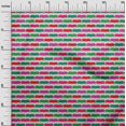 thumbnail image 3 of oneOone Tissu Polyester Spandex Rouge Tissu Géométrique Matière de Robe Tissu Imprimé Tissu au Mètre 56 Pouces de Large, 3 of 4