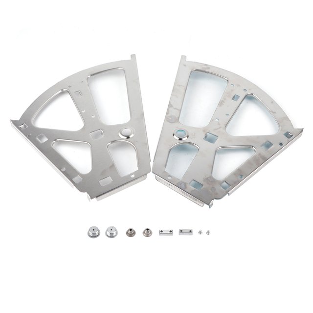 Aeloa 2 Pcs Charnières d'Armoire à Chaussures Acier Inoxydable Charnières de Tiroir à Chaussures Support de Turing Raccords de Remplacement pour Cuisine Salon Charnières de Cadre Rabattable Pièces de Meuble Chaussures Quincaillerie de Tiroir à Chaussures (2 Couches)