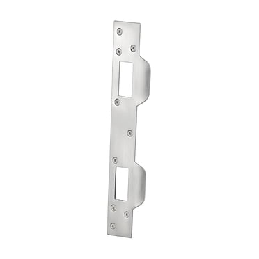Plaque de Gâche pour Porte de Sécurité pour Accessoires de Centre de Trou de 5-1/2 Pouces à 6 Pouces Noir