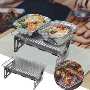 HOARBOEG Charcoal Grill,Portable Barbecue Grill Folding BBQ Grill,Small Barbecue Grill,Outdoor Grill Tools for Camping Hiking Picnics Traveling Adventure Camping Tools Clearance