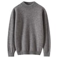thumbnail image 4 of Posijego 4-18 Years Girls Boys Sweaters Crew Neck Solid Color Long Sleeve Knit Pullover Tops Fall Winter Clothes, 4 of 6