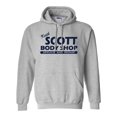 thumbnail image 1 of Keith Scott Body Shop Sweatshirt Hoodie (Large, Gray w/Navy), 1 of 4