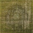 thumbnail image 1 of Ahgly Company Tapis d'Intérieur Lavables à la Machine Carrés Industriels Modernes Hazel Espace Vert, 5' Carré, 1 of 7