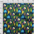 thumbnail image 3 of oneOone Cotton Silk Navy Blue Fabric Camping Sewing Craft Projects Fabric Prints By Yard 42 Inch Wide, 3 of 5