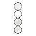 thumbnail image 3 of Sagebrook Home 48" 4-Mirrored Circles, Black Wb, 3 of 4