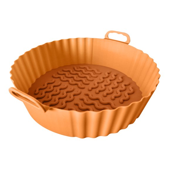 CEHVOM Poêle de Cuisson en Silicone Réutilisable pour Friteuse à Air Chaud Tapis en Silicone pour Friteuse à Air Doublure pour Friteuse à Air 7,5 Pouces Liquidation