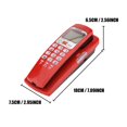 thumbnail image 4 of Greensen Téléphone Filaire avec Identification de l'Appelant FSK/DTMF pour Bureau, Poser Téléphone Fixe Mode, Rallonge de Téléphone pour Domicile, Téléphone Fixe, Téléphone Filaire, 4 of 8