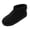 Black, variant on EYWGYA Women's Ankle Boots,Women Low Heel Boots,Fashionable Casual Winter Velvet Warm Short Snow Boots Solid Color Round Toe Thick Bottom Flat Ankle Boots