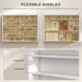 thumbnail image 4 of HOMCOM 5-Storey Wall Shelf Display Cabinet, Shot Glass Display Case, 4 of 10