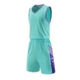 thumbnail image 2 of Boys' Fast - Drying Sport Outfit: Breathable Sleeveless Shirt & Basketball Shorts Set, 2 of 6