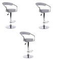 thumbnail image 1 of Heavenly Collection Adjustable Stool with stainless steel base. SET OF 3, 1 of 2