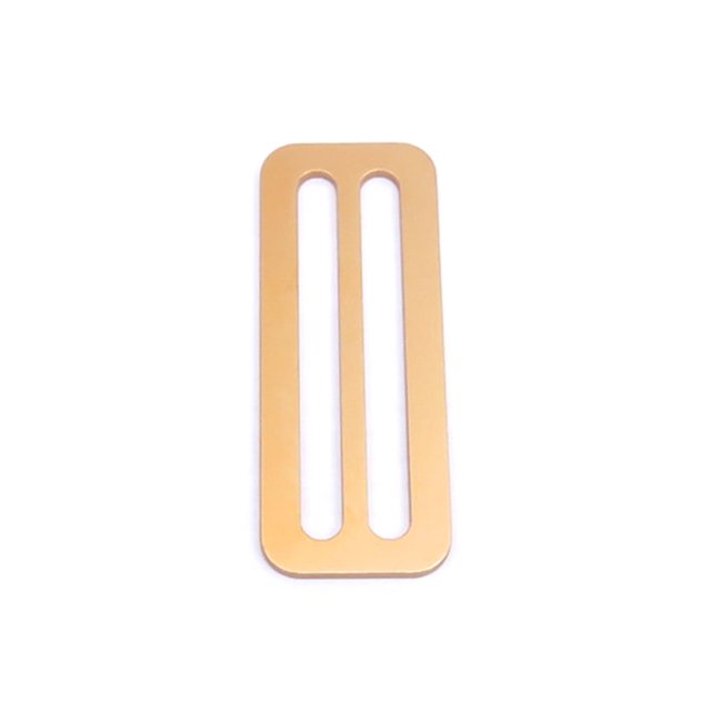 ZLight Weight Belt Slide Keeper Dive Fittings Holder Buckles Small Aluminum Scuba Diving Webbing Harness Retainer Tool Golden 1Set