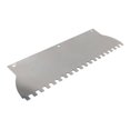 thumbnail image 3 of jinwen Tile Tool Sturdy Plastering Masonry Work Tile Trowel Blade with Square Notch 400x110x0.7mm, 3 of 9