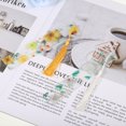 thumbnail image 4 of Unatoiry 5piece Captivating Handmade Transparent Floral Page Markers Dried Flower Acrylic Bookmarks, 4 of 6