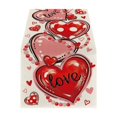 thumbnail image 2 of Yhmxh Valentines Day Decorations Valentine's Day Table Runner Super Soft Tablecloth For Catering Wedding Kitchen Party Holiday Picnic Home Decor 13x72 Inch Long Romantic Heart Art Texture, 2 of 6