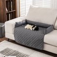 thumbnail image 2 of Becaristey Stylish Pet Sofa Protector Sofa Clean And Beautiful Suitable For All Breeds Dog Pet Bed Blanket Mat coffee, 2 of 6
